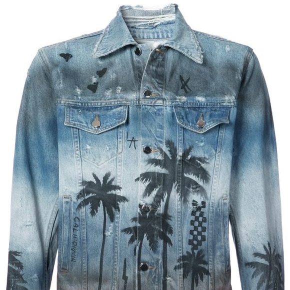 amiri denim shirt
